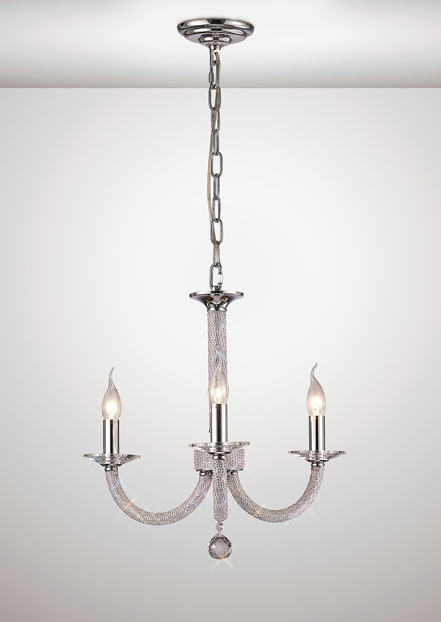 Elena Polished Chrome Crystal Ceiling Lights Diyas Multi Arm Crystal Fittings Elena Polished Chrome Crystal Ceiling Lights Diyas Multi Arm Crystal Fittings